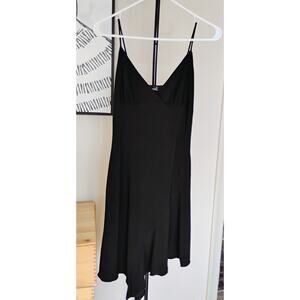 Vintage Y2K Wet Seal black Dress. Medium. Goth. Gossip Girl. Vamp. formal. punk